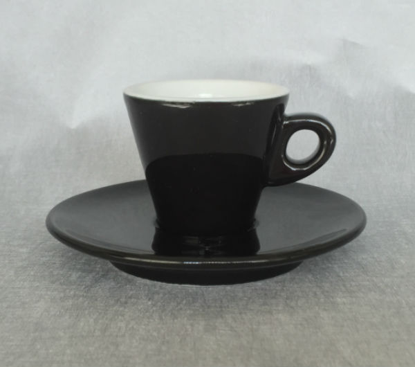 "LEONE" Espresso cups - black